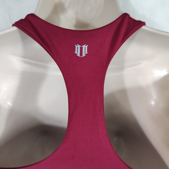 Eleven Venus Williams Workout Shine Racerback Tennis Sports Bra Size S Red NWOT - Picture 4 of 8